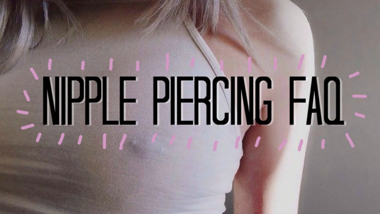 Light skin nipple piercings compilations