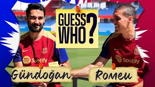Gündogan & Oriol Romeu Play... Guess Who?? | Fc Barcelona 👀🔵🔴