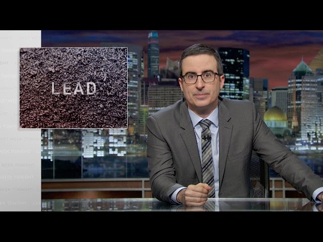 John Oliver On Lead Poisoning - Video
