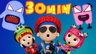 Super Catchers! (Chicky, Cha-Cha, Lya-Lya & Boom-Boom) | Mega Compilation | D Billions Kids Songs