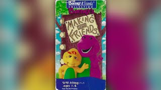 Barneys Making New Friends 1995 - 1996 Vhs Release