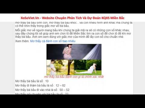 Mơ thấy bà bầu nên đánh con gì để chiến thắng - XoSoViet.Vn