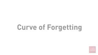 Academic Success The Curve Of Forgetting