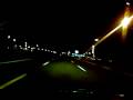 Volvo V50 D5 fulmini di notte in autostrada