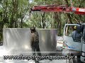 big stainless steel water tank maker.avi