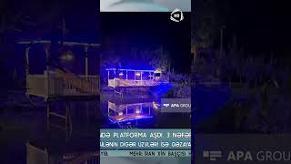 Naxçıvanda Faci̇ə Su Üzərində Olan Platforma Aşdı - 3 Ölü
