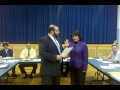 Mayor Khairullah Swears Commissioner Nydia Cano into offcie.