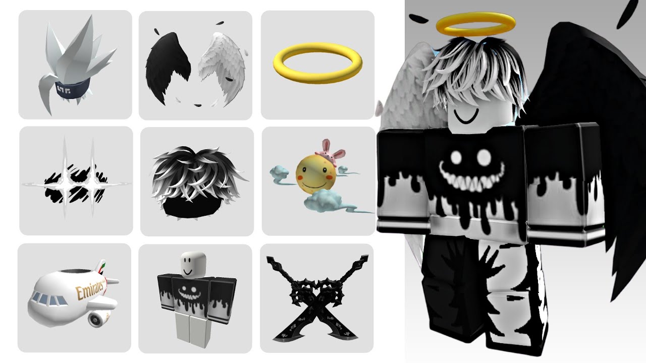 22 THE BEST BLACK AND WHITE FREE ITEMS ROBLOX 2024 22 THE BEST BLACK AND WHITE FREE ITEMS ROBLOX 2024