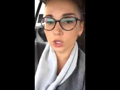 Анфиса Чехова едет машиной в Орландо. We go to Orlando. Periscope Translation