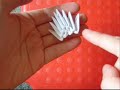1 - 3D Origami Diamond Pattern Swan