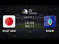 FULL | Nhật Bản - Guam | Bảng J vòng loại giải U19 châu Á 2020 | NEXT SPORTS
