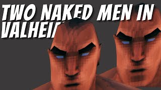 Two Naked Men In A Dark Room
