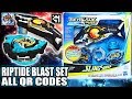 QR CODES RIPTIDE BLAST SET ALL FORNEUS BEYBLADE BURST TURBO