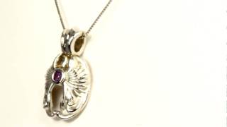 Christopher Michael Designed Angel Wings Pendant With Diamond