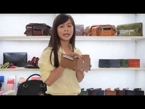 Khoaleather giới thiệu sản phẩm ví nam cá sấu