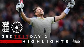 Sensational Root 100... Again! | England v India - Day 2 Highlights | 3rd LV= Insurance Test 2021