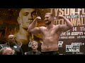 Peak condition! Tyson Fury and Otto Wallin official early weigh-in results