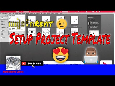 Setup Project Template | Lesson of Revit Architecture Part 03