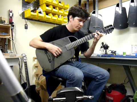 Taylor Brown plays Blackbird Rider Nylon-string travel guitar