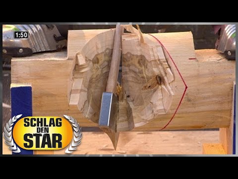 Spiel 2 - Holzhacken - Schlag den Star