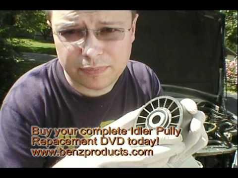 Mercedes Benz Belt Idler Pully Service Repair DVD 300D 190D 300SD w Flat