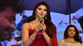 Urvashi Rautela Red Saree Styles Glamorous Hot Looks