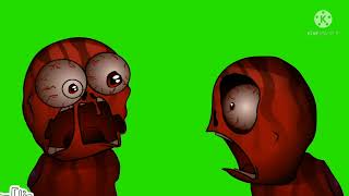 One Night At Flmptys Jumpscares Green Background 2