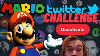 If I See Mario I Delete My Twitter Account: Mario Twitter Challenge