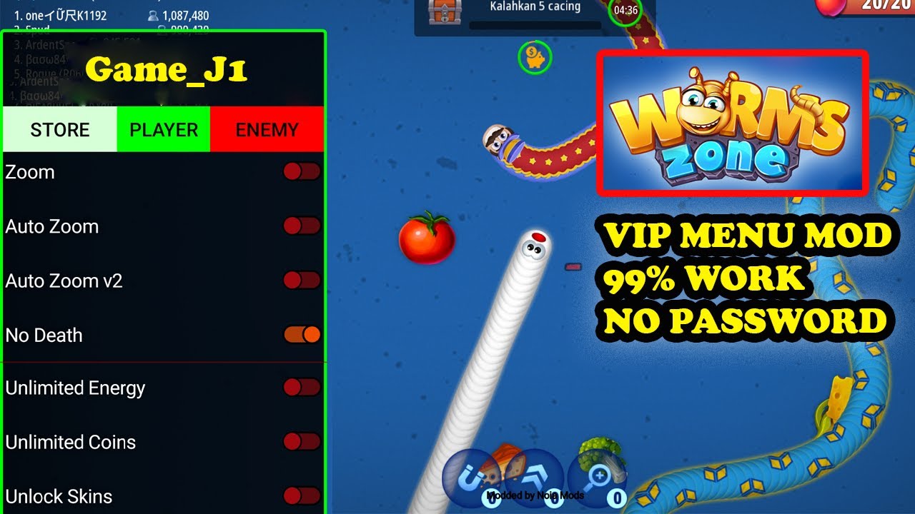 Latest Worm Zone Mod Menu Apk – Game J1 Latest Worm Zone Mod Menu Apk – Game J1