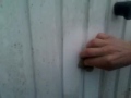 peindre une porte de garage en pvc