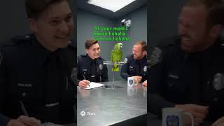 Funny Talking Parrot Roasting Cops Like Pro