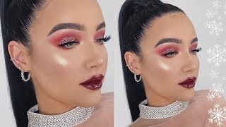 THE MOST ICONIC HOLIDAY PARTY MAKEUP TUTORIAL | 5 DAYS OF GLAM | AMANDA ENSING