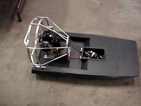 First run RC Airboat "Velocity" - YouTube