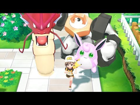 All SHINY Pokemon Walking Animations in Pokémon Let's Go Pikachu & Eevee