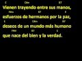 CANTOS PARA MISA - VIENEN CON ALEGRIA... CANTOS PARA MISA - VIENEN CON ALEGRIA...