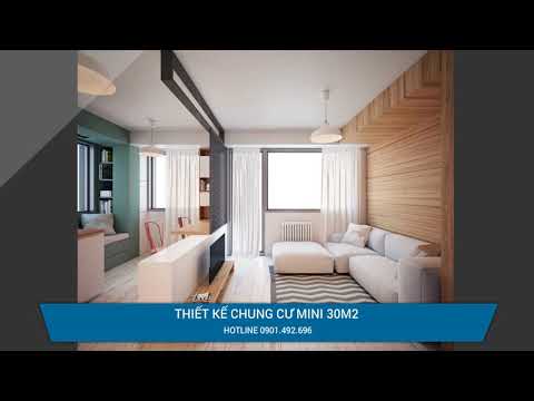 Thiết kế chung cư mini 30m2 | Thiết kế nội thất chung cư liên hệ ngay 0901.492.696