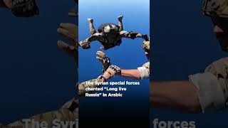 Watch Syrian Special Forces Parachute From Russian Aircraft