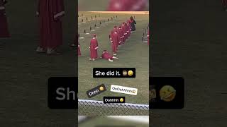 She Face Planted At Her Graduation For $50 😂🎓 (Via Thebrookenicole/Tt) #Shorts