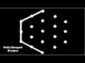 very easy rangoli design with 5 dots | beautiful kolam | latest chukkala muggulu | rangavalli #468