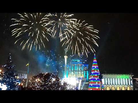 Фейерверк Новый 2012 год Киев