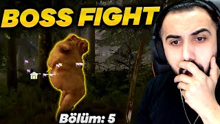 3 Çi̇rki̇n Bossla Bi̇rden Savaştik The Forest Bölüm 5 Barış Can