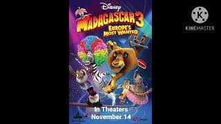 Madagascar 3 Europe Most Wanted 2007 Disneydisneytoon Studios Au Poster
