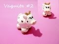 vaquita 2 PESEBRE ** FIGURAS DE PASTA FLEXIBLE PASO A PASO