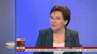 Ewa Kopacz Po Jest Skuteczną I Odpowiedzialną Partią Gość Poranka Tvp Info, 26.04.2013