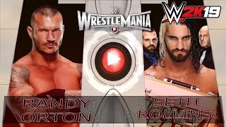 Wwe2K19 Randy Orton Vs Seth Rollins Wrestlemania 31Highlights