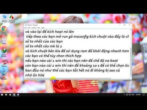 Hướng dẫn tăng tốc khởi động nhanh nhất cho win10 2018