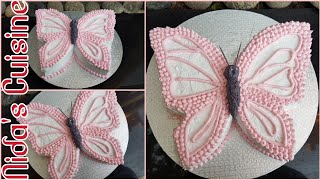 Butterfly Cake - Butterfly Cake Decoration - Nida's Cuisine -  Ayesha's HBD - Bi