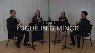 J.S Bach - Fugue in G Minor - performed by the Borealis Saxophone Quartet