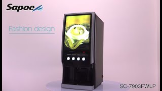 Sapoe 3 Flavors Instant Coffee Machine Sc-7903Fwlp