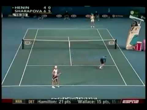 マリア シャラポワ vs Justine エナン 2008 全豪オープン Part 9 of 9
